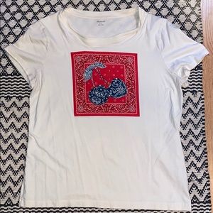 Madewell Cherry Bandana Graphic Tee